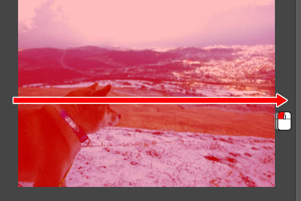 5. グラデーションツールで塗りつぶす 5. グラデーションツールで塗りつぶす